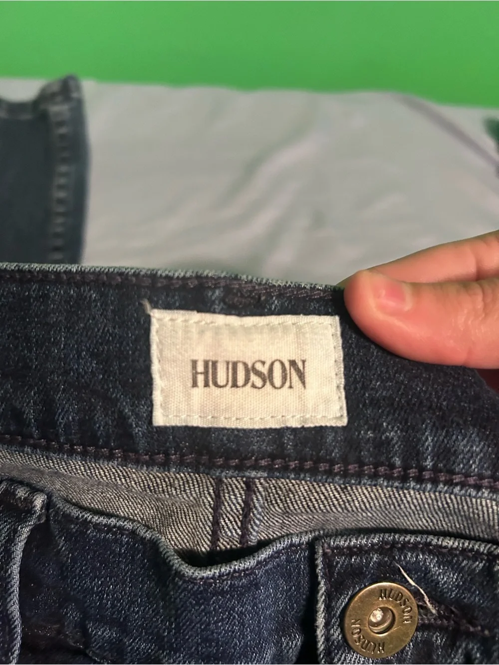 Men’s HUDSON jeans blake straight acne skinny type size 38/34